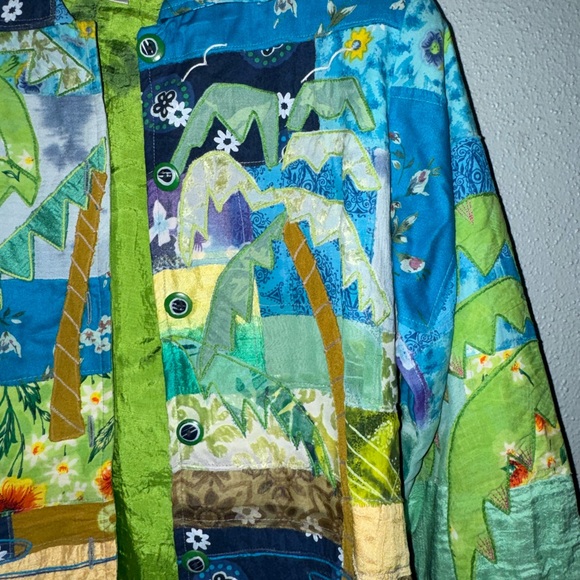 Sandy Starkman ECU Vintage Jacket ‘Social Butterfly’ Art Size Small - Picture 10 of 12